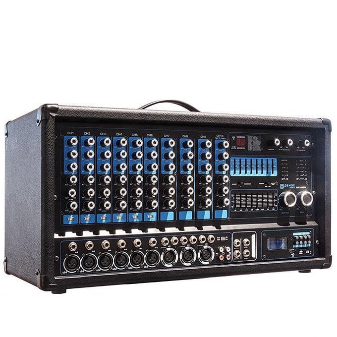 Denox DX-1062 FX 2x450 Watt Bluetooth Amplifikatör