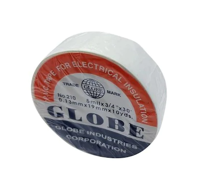 Globe 19mm Beyaz İzole Bant