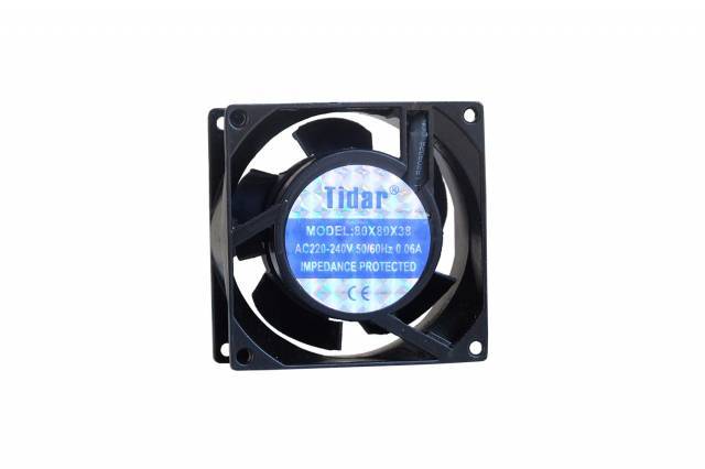 Tidar 80x80x38mm 220V AC Kare Fan