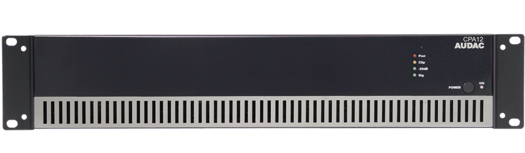 Audac CPA12 120 Watt 70 / 100 V Hat Trafolu 4 Ohm Çıkışlı Power Amplifikatör