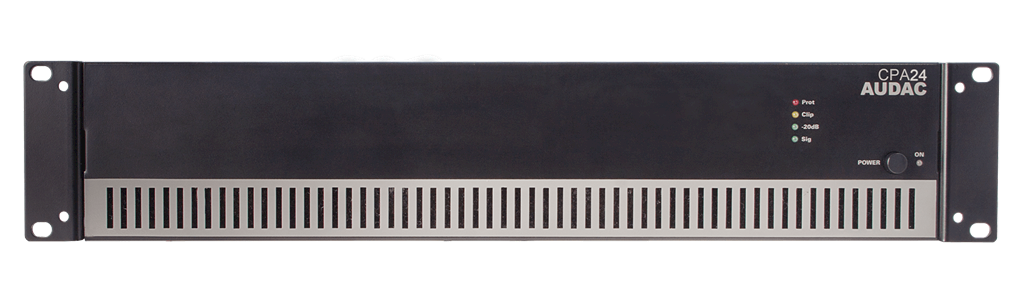 Audac CPA24 240 Watt 70 / 100 V Hat Trafolu 4 Ohm Çıkışlı Power Amplifikatör