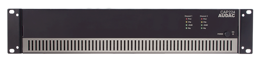 Audac CAP224 2x240 Watt 100 V Hat Trafolu Power Amplifikatör