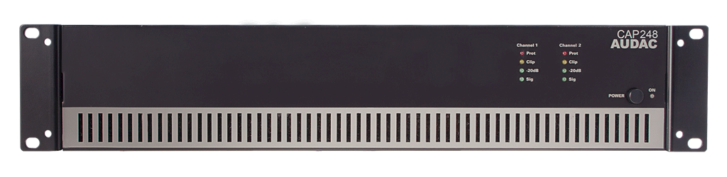 Audac CAP248 2x480 Watt 100 V Hat Trafolu Power Amplifikatör