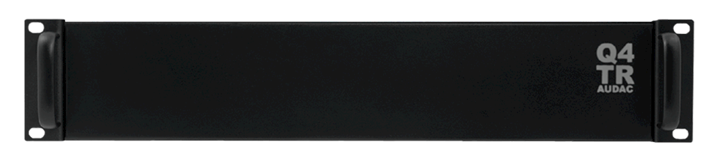 Audac Q4TR 4x600 Watt 50 / 70 / 100 V Hat Trafolu Power Amplifikatör