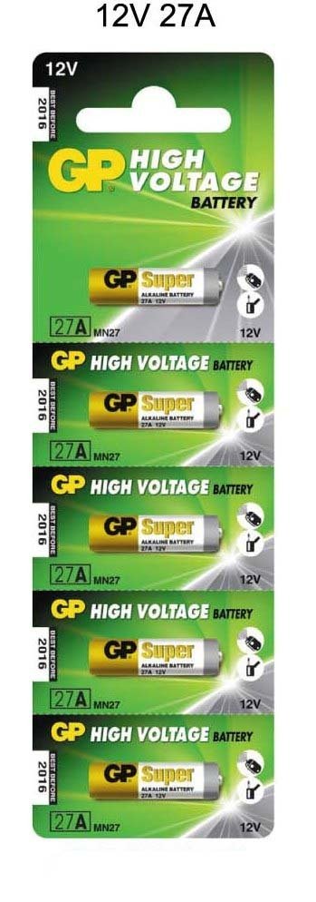 GP 27A 12V Alkaline Pil 5'li Paket