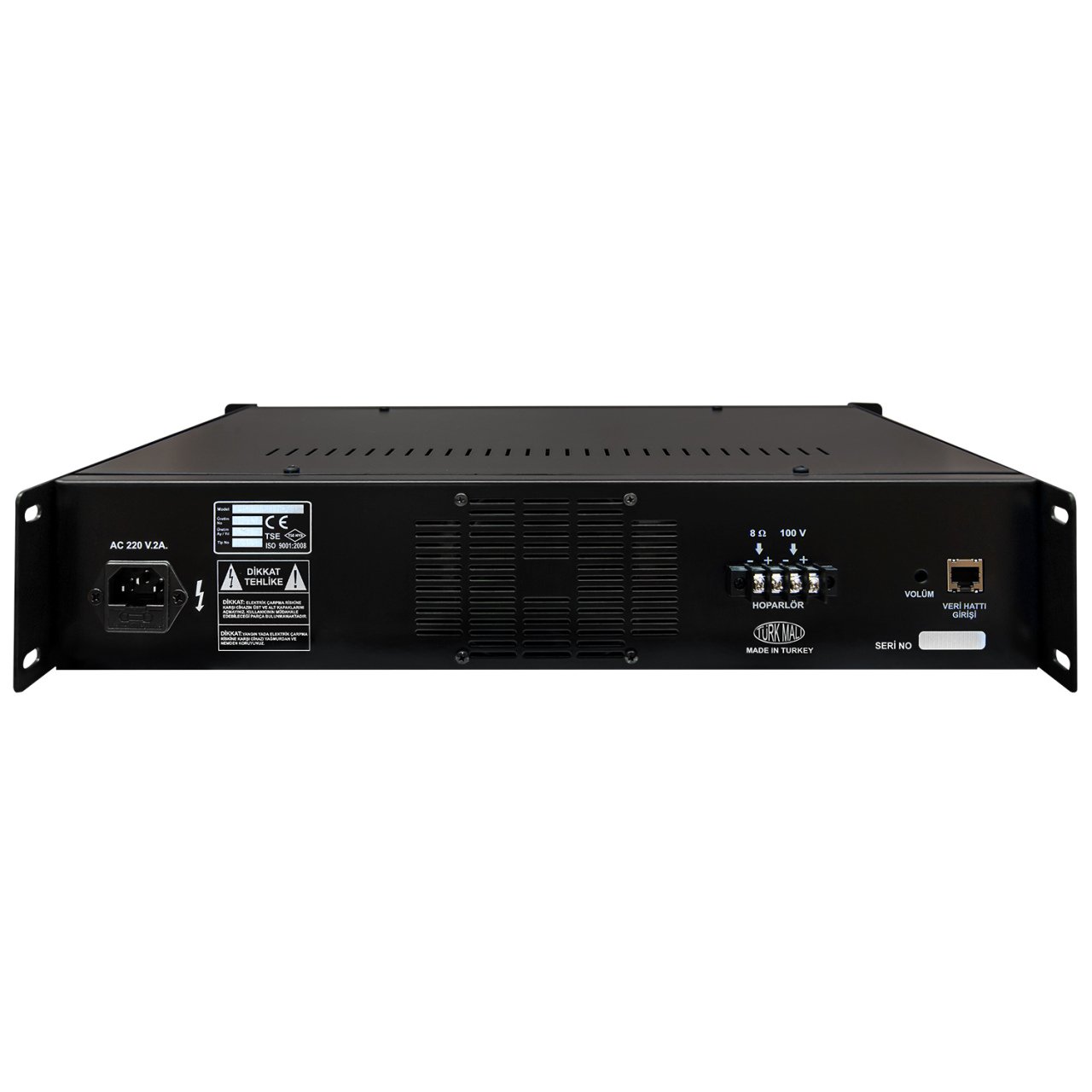West Sound MT 5002 100 Watt Hat Trafolu Adresli Amplifikatör Modülü ( TÜBİTAK PROJE DESTEKLİ ÜRÜN )