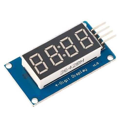 4'lü 7-Segment TM1637 Kırmızı Display Modülü