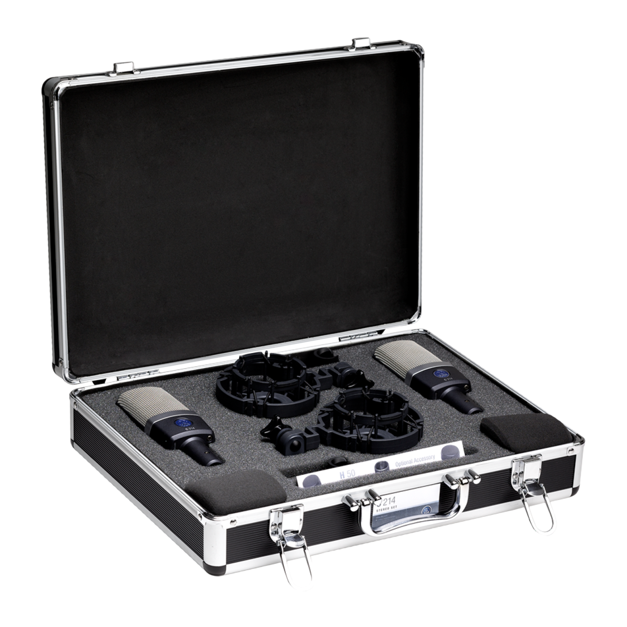 AKG C214 MATCHED PAIR Profesyonel Stereo Mikrofon Seti