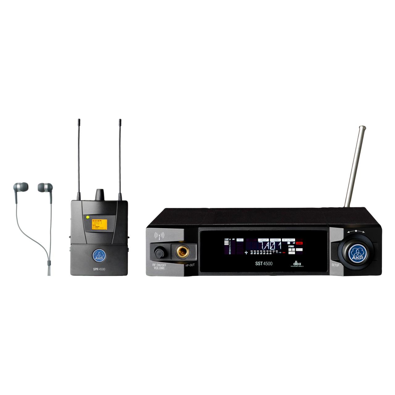 AKG IVM4500 Set BD1 50mW In - Ear Tipi Kulak İçi Monitör Telsiz Mikrofon