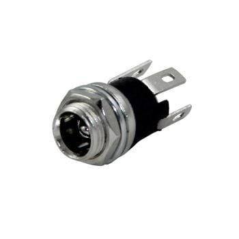 IC-258A DC Şase Jak Üstten Somunlu 2.1mm Somunlu Ø8mm