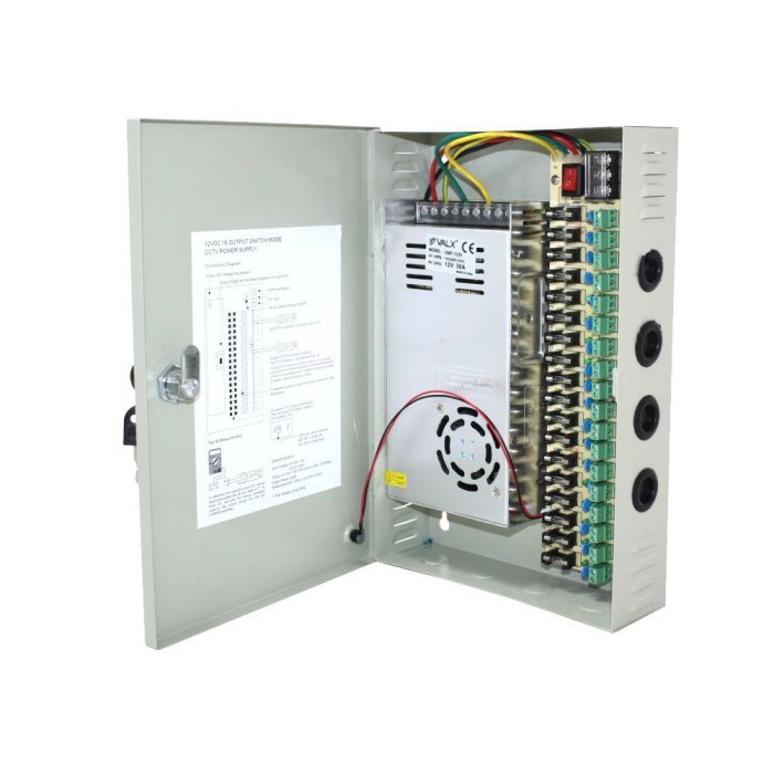 12V 30A 360W Panolu Metal Kasa Adaptör