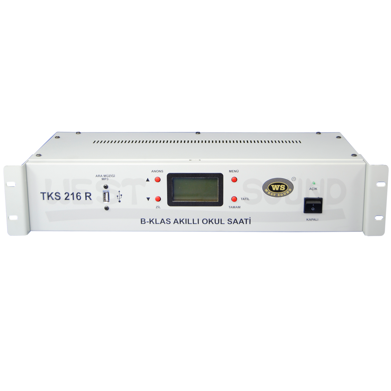 TKS 216 R RACK TİPİ B KLAS Akıllı Okul Saati