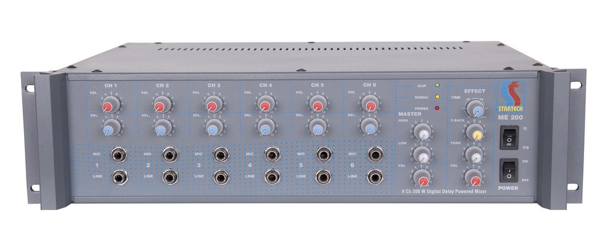 Startech ME-200 Mono - 200 Watt Digital Echo'luAmplifikatör