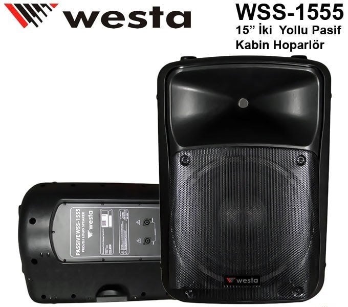 Westa WSS-1555 15'inch 800 Watt Pasif Kabin Hoparlör