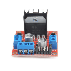 L298N Voltaj Regulatörlü Çift Motor Sürücü Kartı