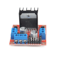 L298N Voltaj Regulatörlü Çift Motor Sürücü Kartı