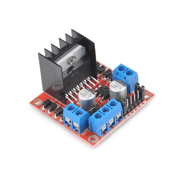 L298N Voltaj Regulatörlü Çift Motor Sürücü Kartı