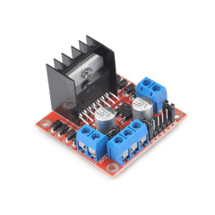 L298N Voltaj Regulatörlü Çift Motor Sürücü Kartı