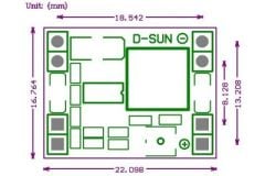 2A Mini Ayarlanabilir Voltaj Düşürücü Regülatör Kartı - Step Down