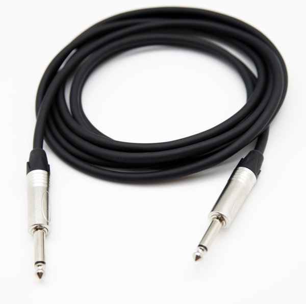 Enstrüman Ara Kablosu 6.3mm Gitar+Gitar Jak 2 Metre