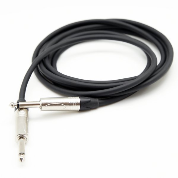 Enstrüman Ara Kablosu 6.3mm Gitar+Gitar Jak 2 Metre
