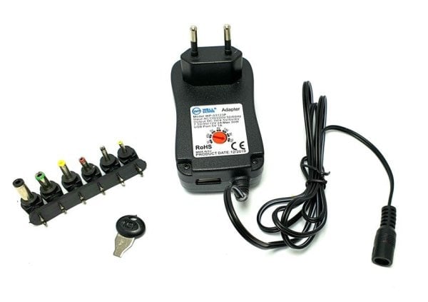 DC 3V - 12V  2Amper Ayarlanabilir Adaptör USB Çıkışlı