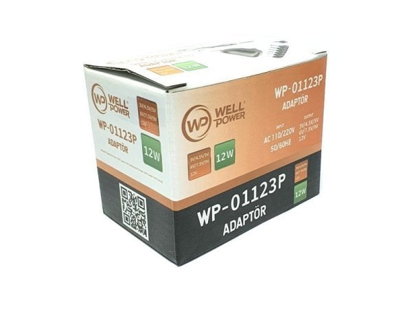 DC 3V-12V 1Amper Voltaj Ayarlanabilir Adaptör WP-01123P