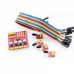 4'lü Çizgi İzleyen Sensör Seti - 4 Way Tracking Module