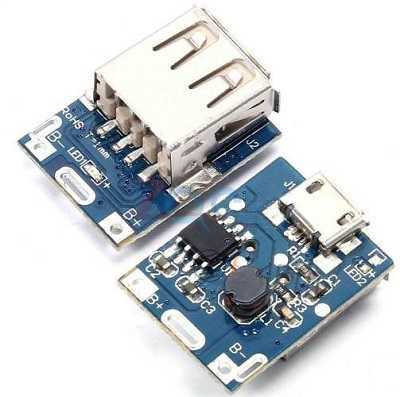 5V Gerilim Yükseltici Lityum Batarya Sarj Modülü