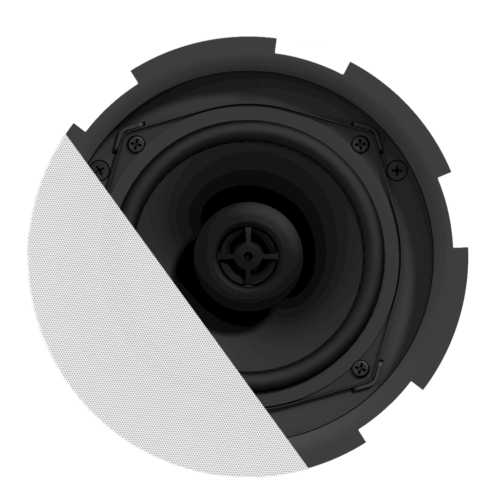 Audac CIRA524/W 5 1/4'' İnç 24 W / 12 W / 6 W 8 Ohm 100 V Hat Trafolu Tavan Hoparlörü