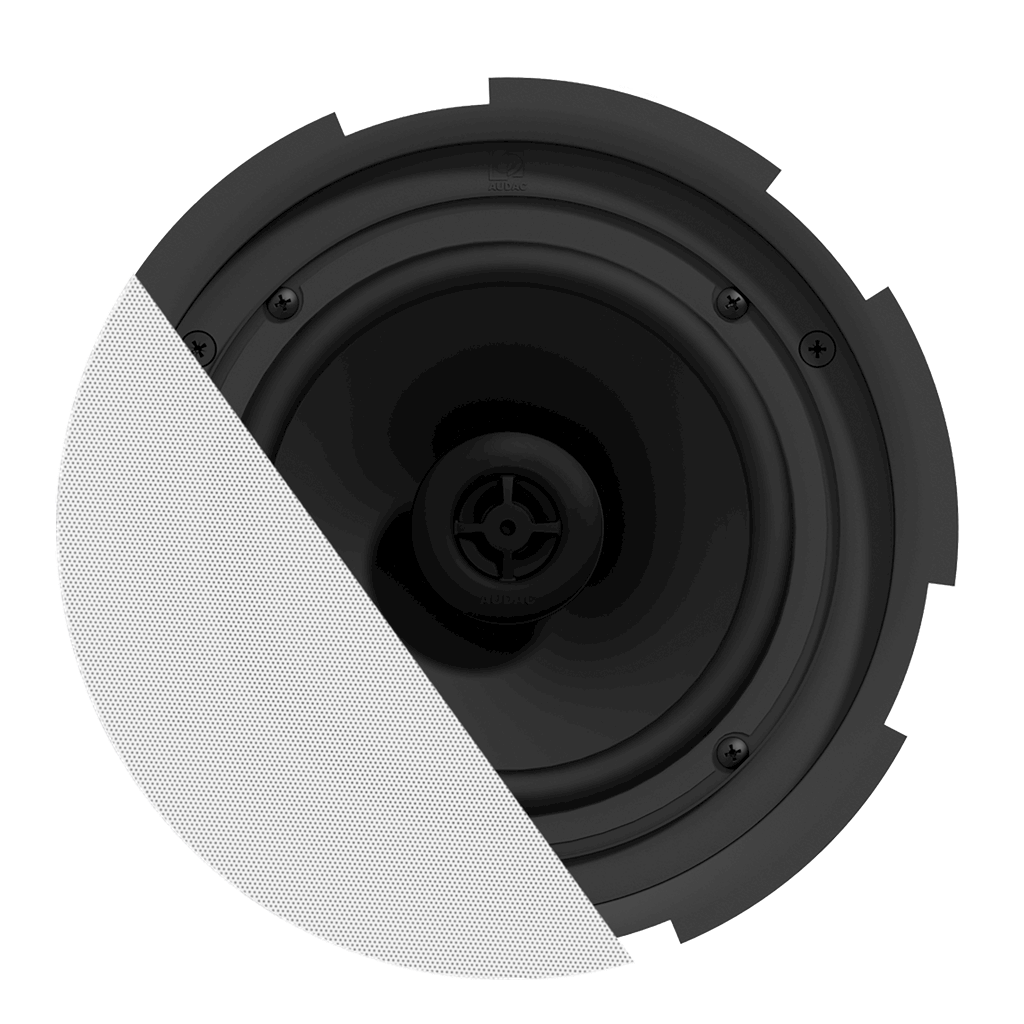 Audac CIRA824/W 8'' İnç 24 W / 12 W / 6 W 8 Ohm 100 V Hat Trafolu Tavan Hoparlörü