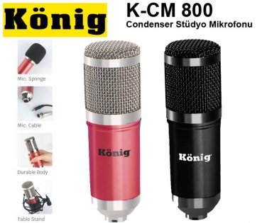 König K-CM 800 Condenser Stüdyo Mikrofonu