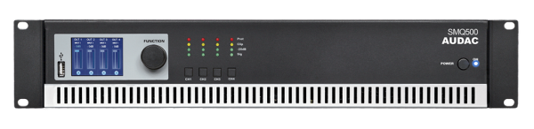Audac SMQ500 4X500 Watt 4 Ohm Dijital  Power Amplifikatör