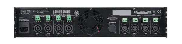 Audac SMQ750 4X750 Watt 4 Ohm Dijital  Power Amplifikatör