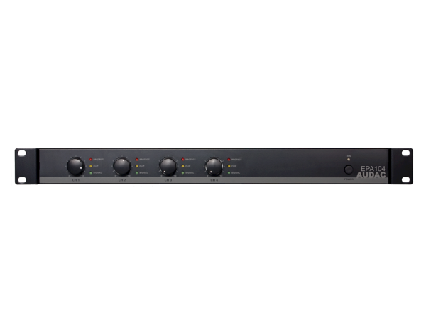 Audac EPA104  4X100 Watt  4 Ohm  D Class  Power Amplifikatör