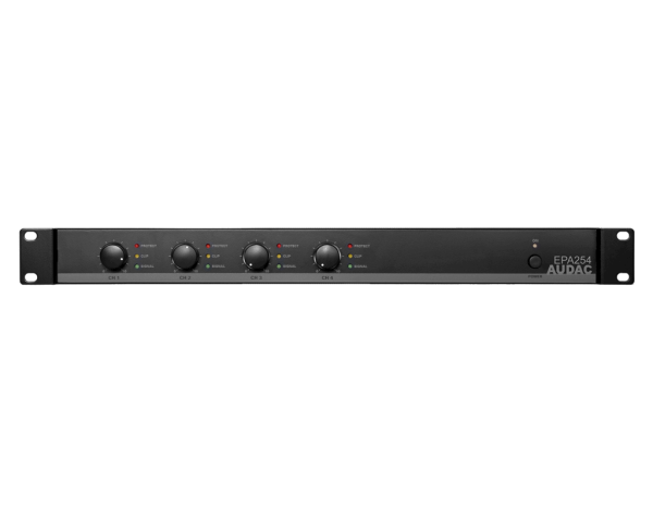 Audac EPA254  4X250 Watt 4 Ohm D Class  Power Amplifikatör