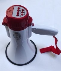 Mickle Hz-66 30W Kayıtlı Sirenli Megafon Şarjlı ve Pilli El Tipi Mini