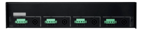 Audac Q4TR 4x600 Watt 50 / 70 / 100 V Hat Trafolu  Power Amplifikatör