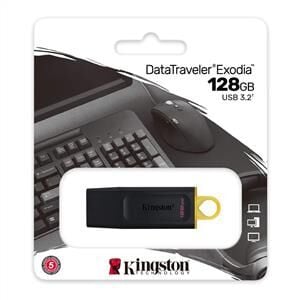 KINGSTON 128GB DataTraveler Exodia USB 3.2 USB Bellek