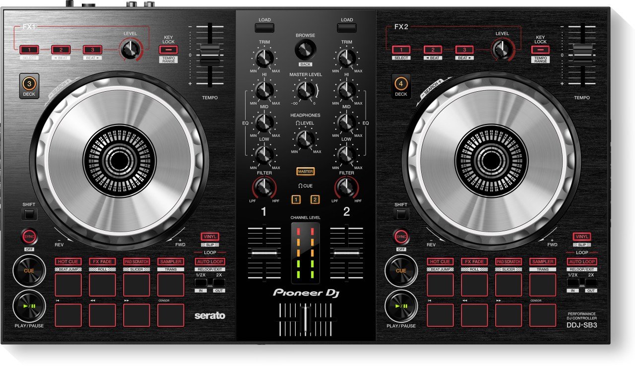Pioneer DJ DDJ-SB3 2 Kanal Controller