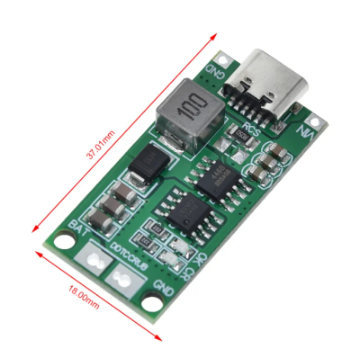 3S 2A TypeC Şarj Modül Çok Hücreli 18650 Lityum Pil Şarj Modül 8.4V 12.6V 16.8V