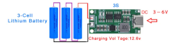 3S 2A TypeC Şarj Modül Çok Hücreli 18650 Lityum Pil Şarj Modül 8.4V 12.6V 16.8V