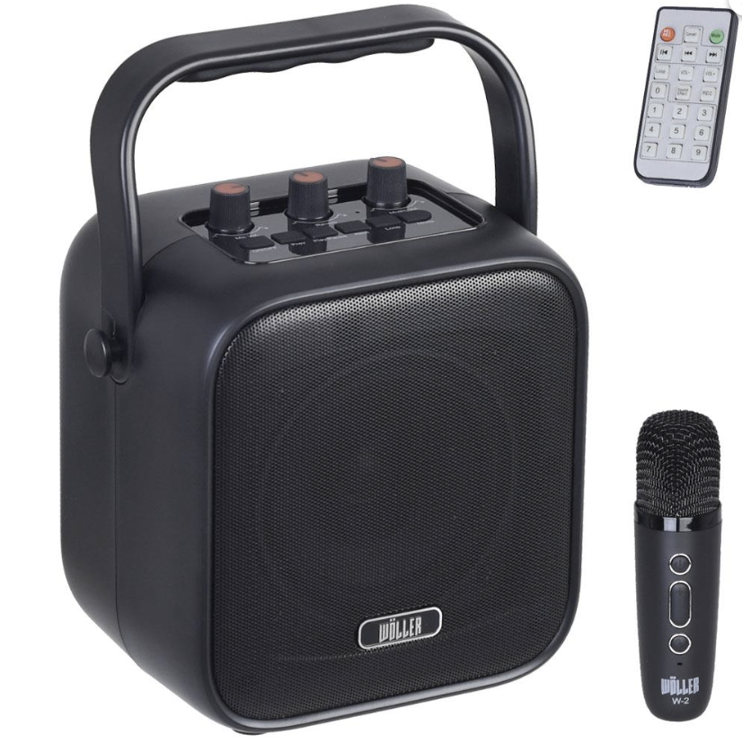 WÖLLER W-505 E  70W Usb+Sd+Bt Tek El Şarjlı Amfi