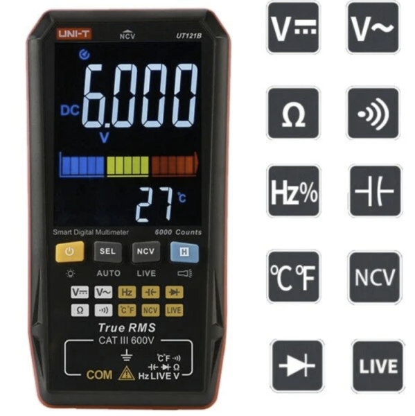 UNI-T UT121B Akıllı Dijital Multimetre
