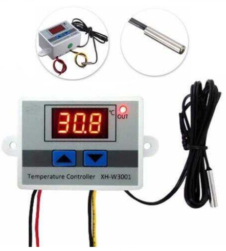 XH-W3001 220V AC Dijital Termostat 1500W
