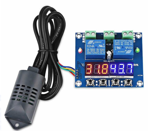 XH-M452 Termostat Sıcaklık Nem Denetleyici Modülü (Çift DC12V LED Dijital Ekran ile)