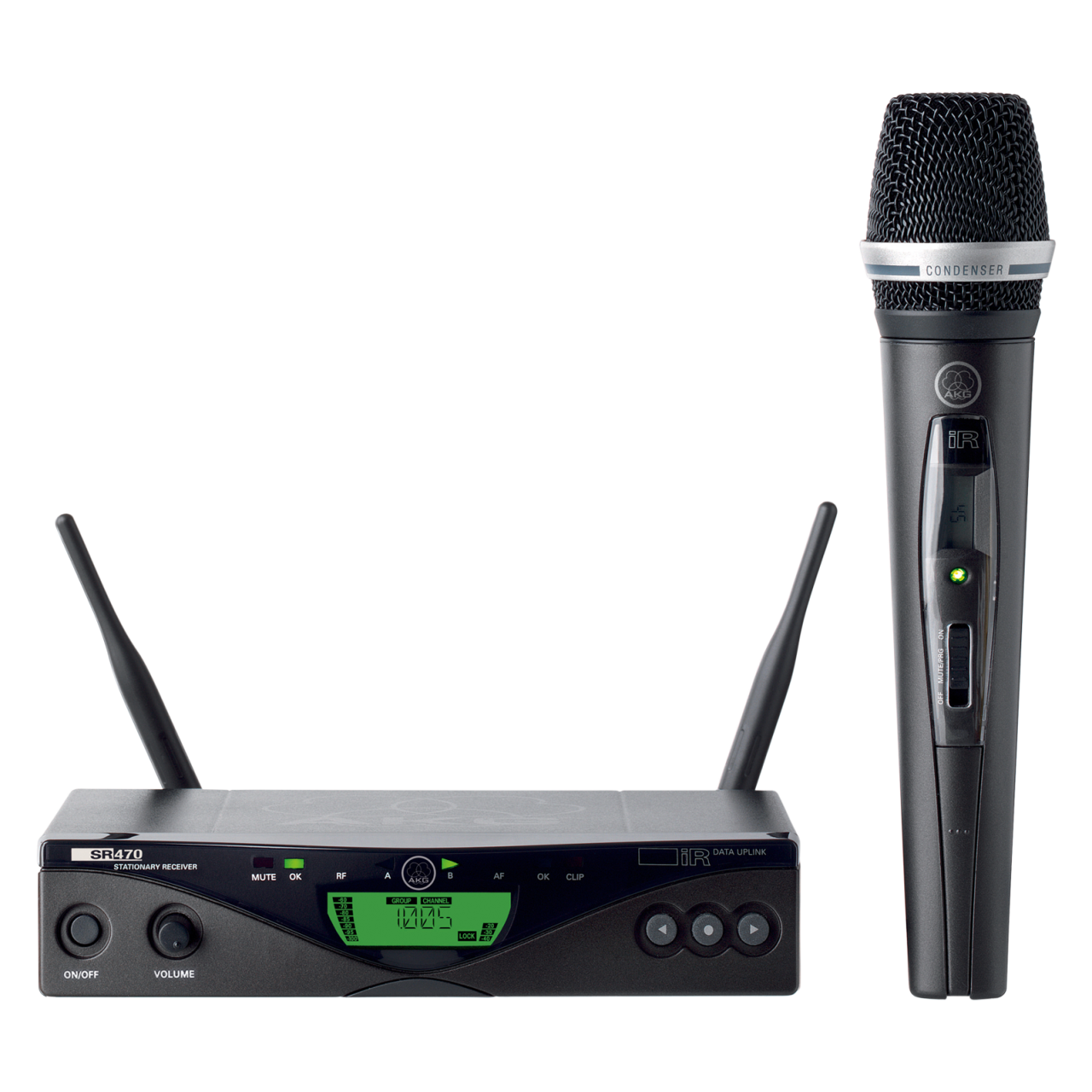 AKG WMS 470 Vocal Set D5 El Tipi Telsiz Mikrofon