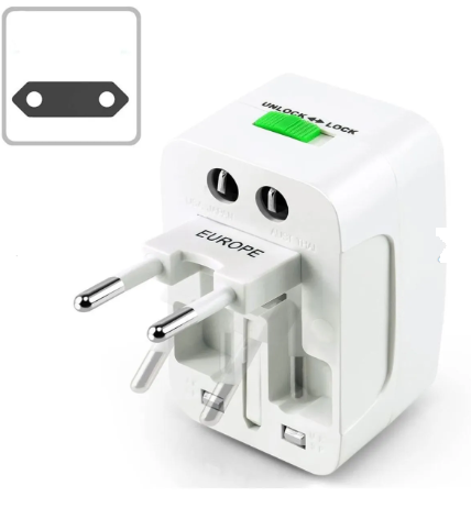 Universal Fiş Çoklu  Priz Çevirici Dönüştürücü Amerikan Ingiliz Türkiye 125v-250v