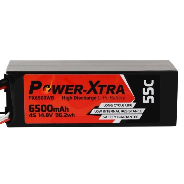 Power-Xtra PX6500WB 14.8V 4S2P 6500 mAh (55C) Li-Polymer