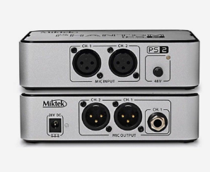 Miktek PS2 İki-Kanallı 48 V Phantom Power